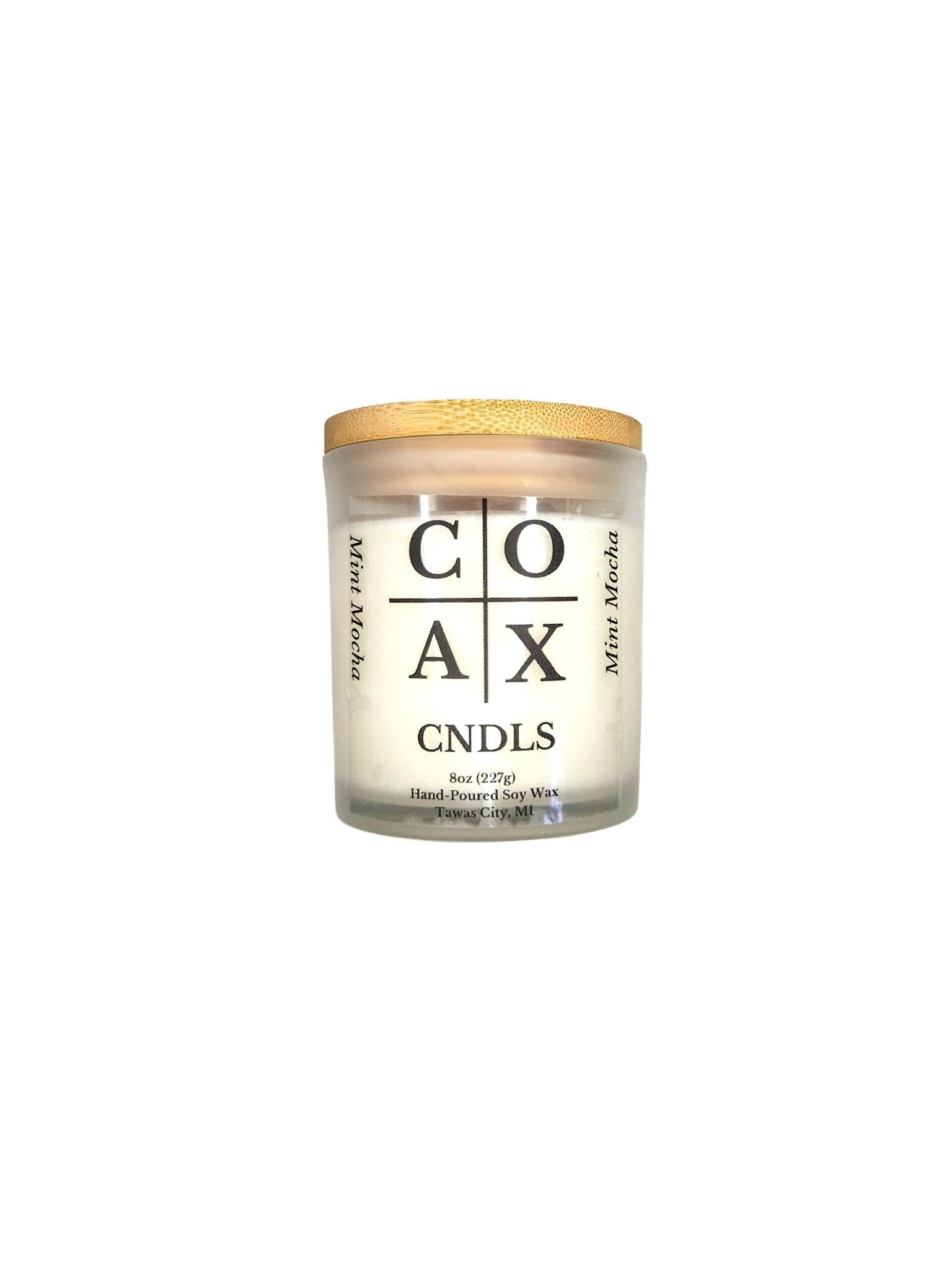 Mint Mocha Soy Wax Candle - COAX CNDLS Candle