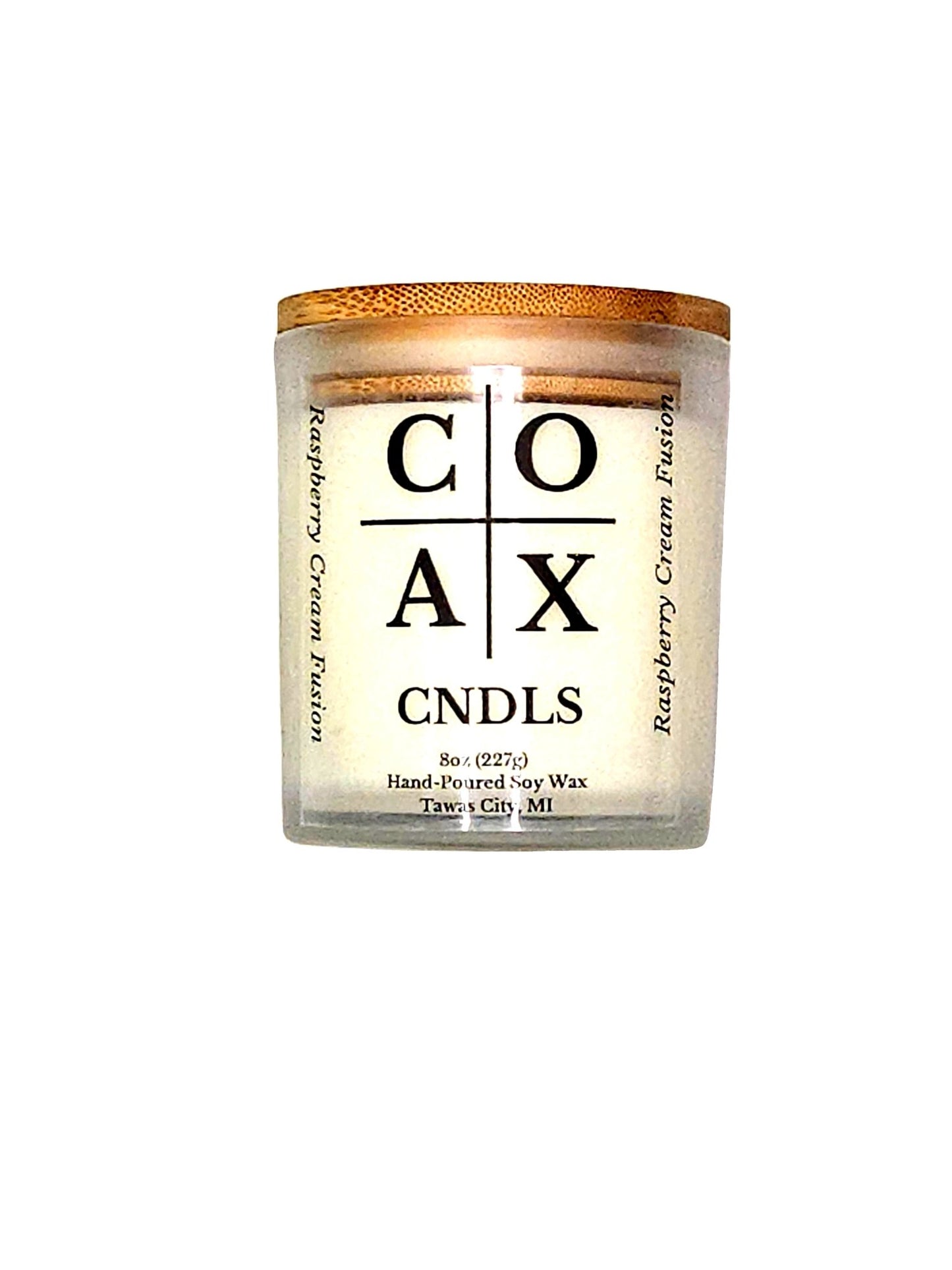 Raspberry Cream Fusion - COAX CNDLS Candle