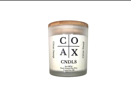 Citrus Sweep 8oz Soy Candle – Bright Lemon, Orange & Grapefruit